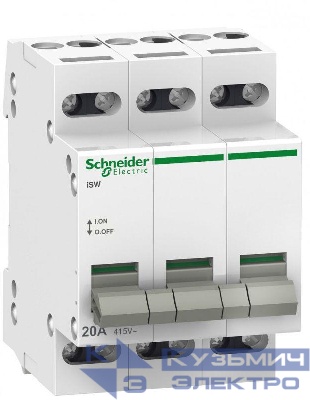 Выключатель нагрузки 3п 32А Acti9 iSW SchE A9S60332