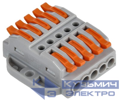 Клемма строительно-монтажная СМК 222-4155P IEK UKZ20-4155P-050
