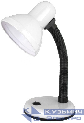 Светильник UF-301P С01 настол. 230В 60Вт бел. Ultraflash 12367