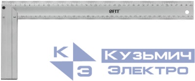 Угольник столярный литой профи 400мм алюм. FIT 19554