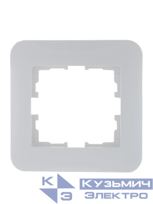 Рамка 1-м Karina Life горизонт. бел. LEZARD 708-0200-146