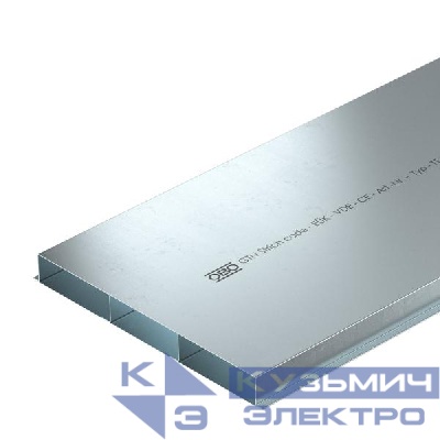 Кабель-канал 3-секц. 350х38 L2000 сталь S3 35038 FS оцинк. под заливку в бетон OBO 7400340