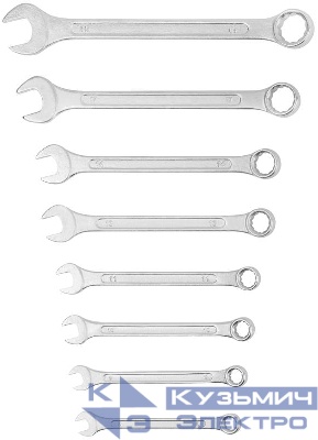 Ключ комбинированные в нейлоновом чехле "Хард" набор 8шт (8-19мм) FIT 63420