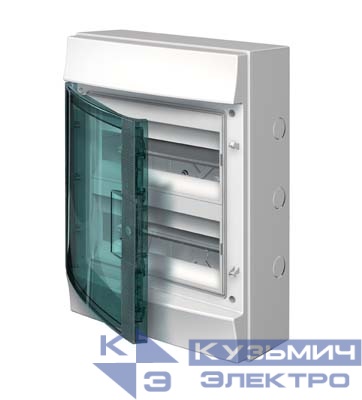 Бокс настенный 24М прозр. дверь Mistral65 (с клемм) ABB 1SLM006502A1204