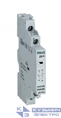 Контакт дополнительный боковой 1НО+1НЗ для ВА-431 DEKraft 21271DEK