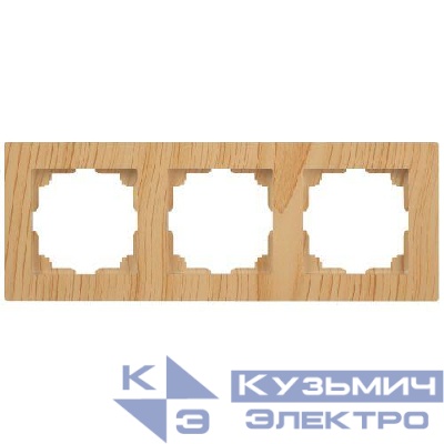 Рамка 3-м СП Accent 6-503-11 сосна Intro Б0063795