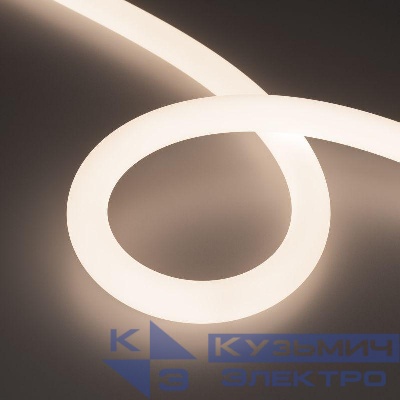 Лента светодиодная MOONLIGHT-SIDE-FP-X1088-D25mm 24V Day 4000К 20Вт/м IP65 wire x1 боков. вывод кабеля герметичная (уп.5м) Arlight 038867