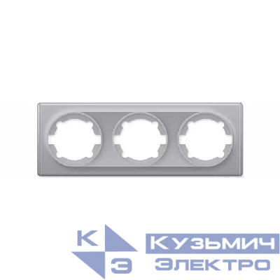 Рамка 3-м Florence сер. 1E52301302 OneKeyElectro 2172853