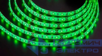 Лента светодиодная 71 405 NLS-3528G60-4.8 IP65 12B R5 4.8Вт/м (уп.5м) Navigator 71405