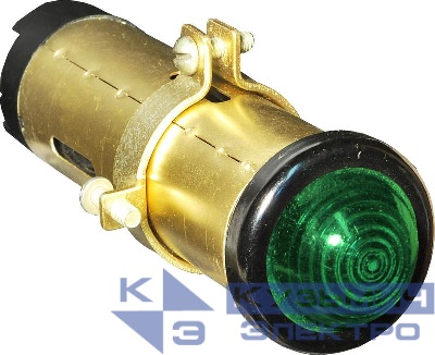 Арматура сигнальная АС-220 без лампы диаметр посадочного отверстия 32мм У2 зел. A8013-78103578