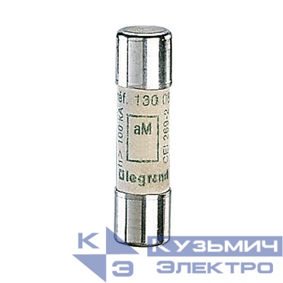 Вставка плавкая тип aM 10х38 1А 500В Leg 013001