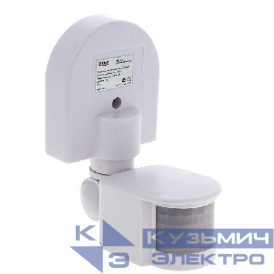 Датчик движения (ИК) MS-16C (ДД) настен. 1200Вт 180град. до 12м (рег.) IP44 EKF dd-ms-16C