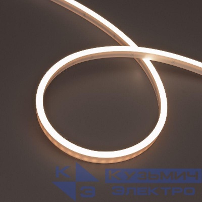 Лента светодиодная WAVE-SIDE-PU-A120-06x12mm 24В Day 4000К 8Вт/м IP68 wire x2 вывод боков. герметичная (уп.5м) Arlight 052421