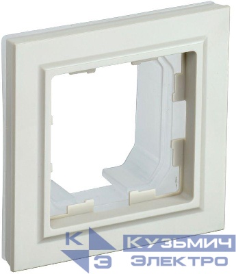 Рамка 1-м IP44 BRITE РУ-1-БрКр-44 беж. IEK BR-M12-44-K10