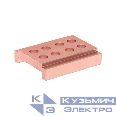 Струбцина 80мм 3 шины на фазу DKC R5BBCC380