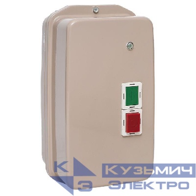 Пускатель магнитный КМЭ 40А 230В с РТЭ и индикатором PROxima в корп. IP65 EKF ctrp-r-40-230v-led