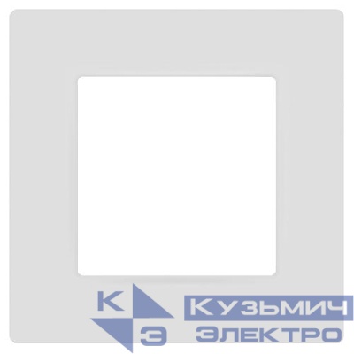 Рамка 1-м 12-5201-01М Классик бел. матов. Эра Б0067738