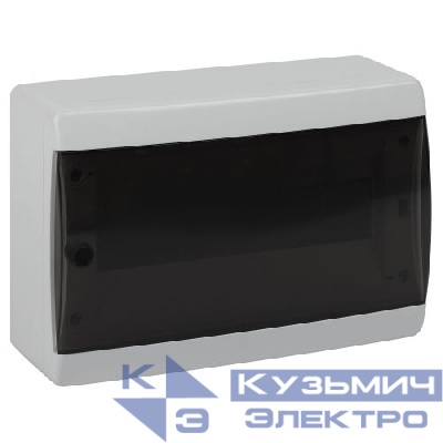 Корпус навесной COMFORT ЩРН-П-12 IP41 пластик. прозр. крышка бел. Эра Б0067233