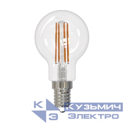 Лампа светодиодная LED-G45-11W/4000K/E14 /CL PLS02WH Sky 11Вт прозрачная 4000К нейтр. бел. (упак. картон) Uniel UL-00005177