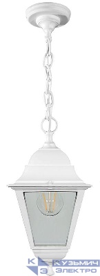 Светильник НСУ 04-60-001 60Вт E27 230В садово-парковый на цепочке 325мм бел. FERON 32269