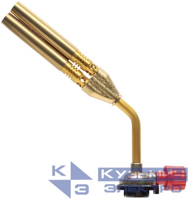 Горелка газовая двойн. для стандартного цангового баллона КУРС 67630