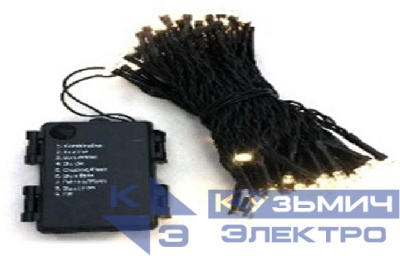 Гирлянда "Нить" 12м LD120-GWW-BO 120 тепл. бел. светодиодов с контроллером уличная SHLights 4690601041364