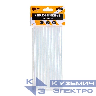 Стержень клеевой ТПК-7 прозр. КВТ 87969