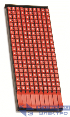 Маркер для каб. 0.5-1.5мм пустой сер. (уп.200шт) DKC MKF999GRS1