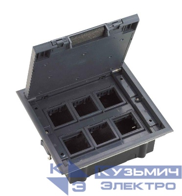 Люк MultiDesk MDK10 на 12мод. IP40 с монтажной коробкой для фальшпола SE MDK10112