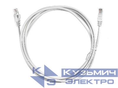 Патч-корд UTP4 cat.5e, 3.0м, литой коннектор, серый, LSZH, NETKO Expert CKC