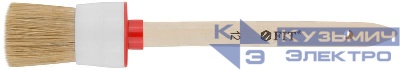 Кисть круглая натуральная светлая щетина №12 (45мм) FIT 01307