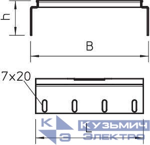 Комплект соединительный для лотка H60 RVS 60 10 DD OBO 6068771