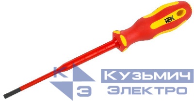Отвертка диэлектрическая SL3.5х100 Т2 ARMA2L 5 IEK A2L5-SC30-T2-SL-35-100