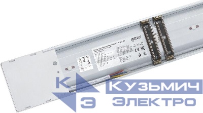 Светильник светодиодный WLF-2 18Вт 4000К IP40 1520лм 592х75х25мм ДПО линейный матов. рассеив. сталь GAUSS 844424218