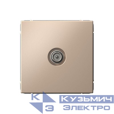 Розетка телевизионная оконечная TV ArtGallery 1дБ механизм песочн. SE GAL001291