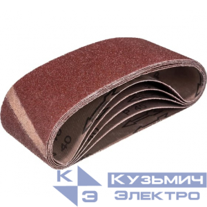 Diamond Industrial Лента шлифовальная 75 х 457 мм Р80 (упаковка 5 штук) на тканевой основе PROFI Diamond Industrial