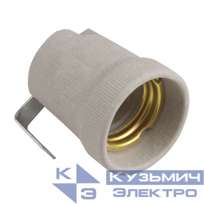 Патрон ULH-E27P-Ceramic с держателем E27 керам. Uniel 11023