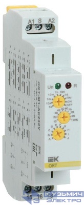 Реле времени многофункц. ORT 1 контакт 230В AC IEK ORT-M1-AC230V
