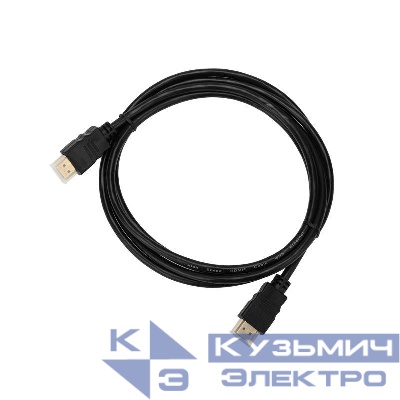 Шнур HDMI-HDMI gold 2м с фильтрами (PE bag) PROCONNECT 17-6204-6