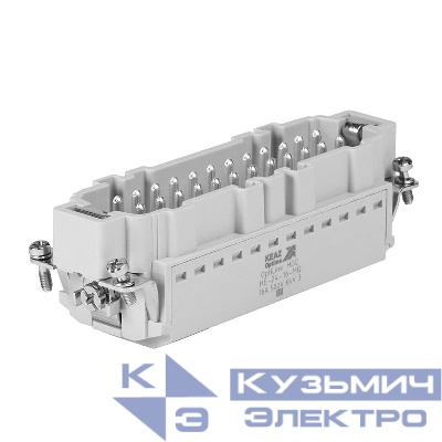 Вилка OptiLink HDC-HE-24-16-MQ-(0.14-2.5) 500В КЭАЗ 352268