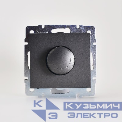 Механизм светорегулятора СП 1000Вт Rain матов. черн. графит LEZARD 703-4188-157