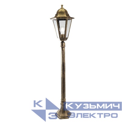 Светильник 6210/PL6210 100Вт E27 230В садово-парковый черн. зол. FERON 11192