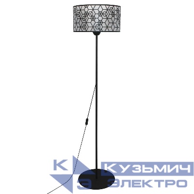 Светильник "Нордика" ННБ 63-60-021 шнур черн. (ИМ) напольный (торшер) черн. муар Элетех 1005405245