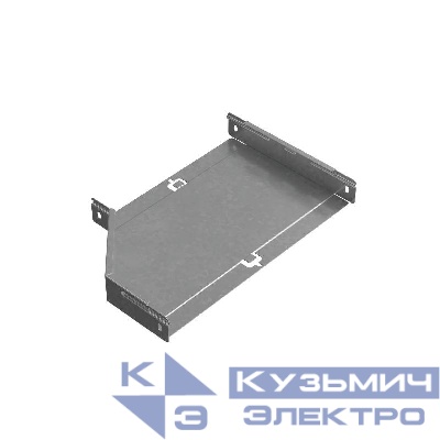 Переходник для лотка правый 50х300-400 сталь 1мм "ПЛЮС" PDplus50-300-400-R КМ PL0643