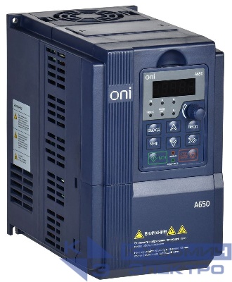 Преобразователь частоты A650 380В 3Ф 3.7кВт 9.5А M ONI A650-33E037TM