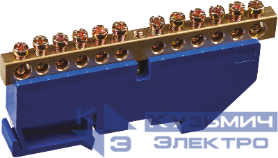 Шина нулевая на DIN-изоляторе 6х9-12 Navigator 71155