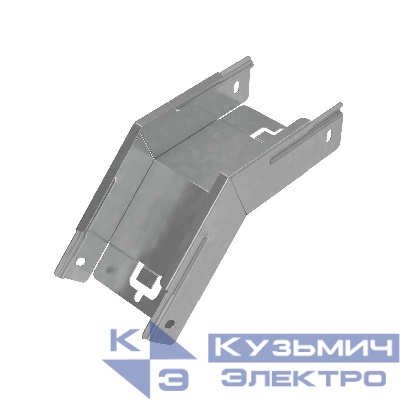 Угол для лотка вертикальный внешний 45град. 100х50 сталь 0.8мм "ПЛЮС" VLplus45-50-100 КМ PL0536