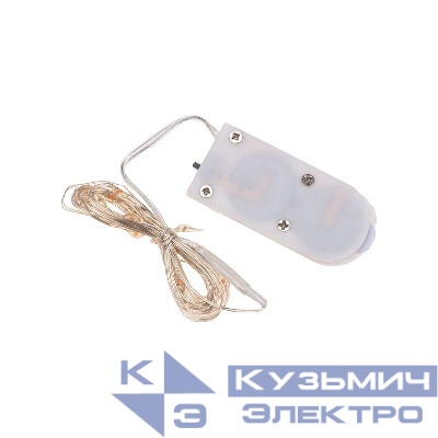 Гирлянда светодиодная "Роса" 2м 20LED желт. 2Вт 4.5В IP20 провод прозр. Neon-Night 303-001