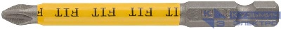 Набор бит кованые сталь S2 односторонние 75мм PH2 профи блистер (уп.10шт) FIT 57528