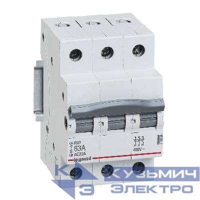 Выключатель-разъединитель 3п 63А RX3 ИЭК Leg 419328